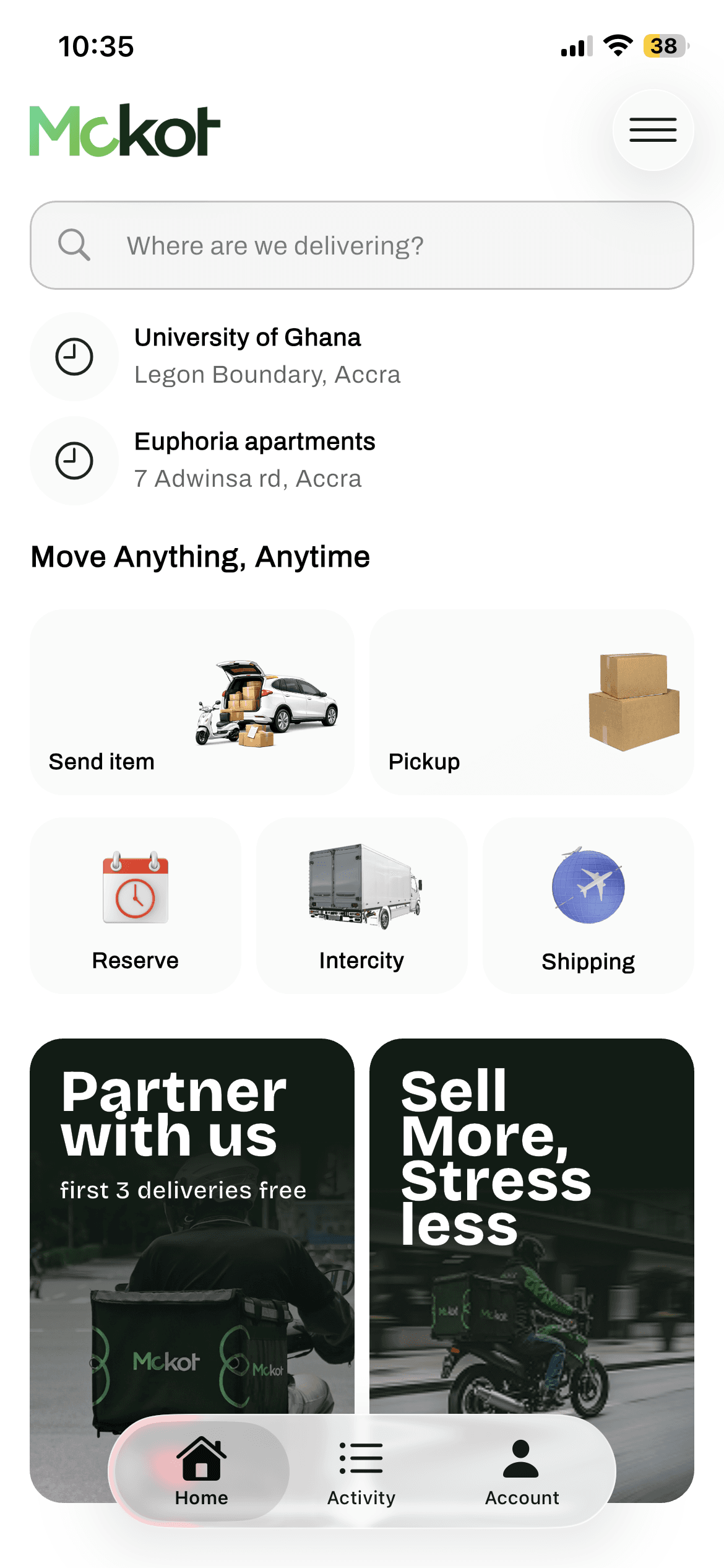 Book any delivery
